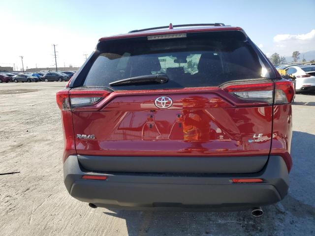 2T3MWRFV9SW271743 - 2025 TOYOTA RAV4 LE أحمر صورة 6