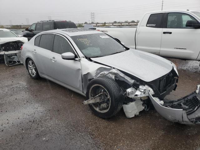 JN1CV6AP1DM719837 - 2013 INFINITI G37 BASE SILVER photo 4