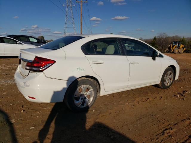 19XFB2F55FE241426 - 2015 HONDA CIVIC LX WHITE photo 3