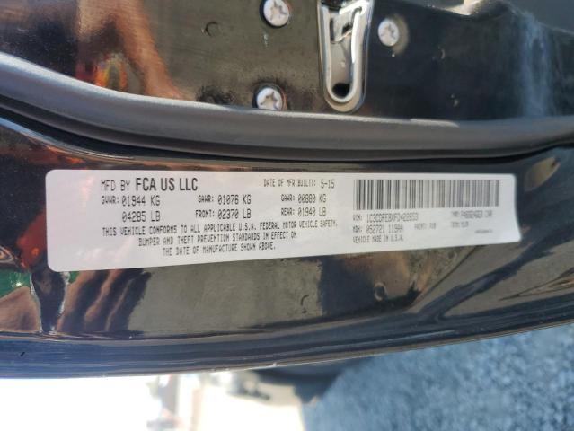 1C3CDFEBXFD422653 - 2015 DODGE DART GT 黑色 照片 12