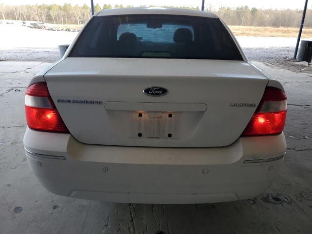 1FAFP25126G127213 - 2006 FORD FIVE HUNDR LIMITED WHITE photo 6