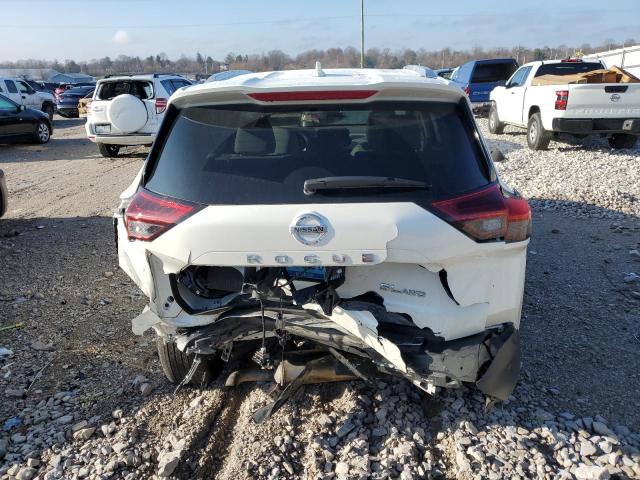 5N1AT3CB0MC704449 - 2021 NISSAN ROGUE SL WHITE photo 6