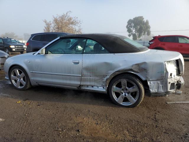 WAUDF48H39K009811 - 2009 AUDI A4 2.0T CABRIOLET QUATTRO SILVER photo 2