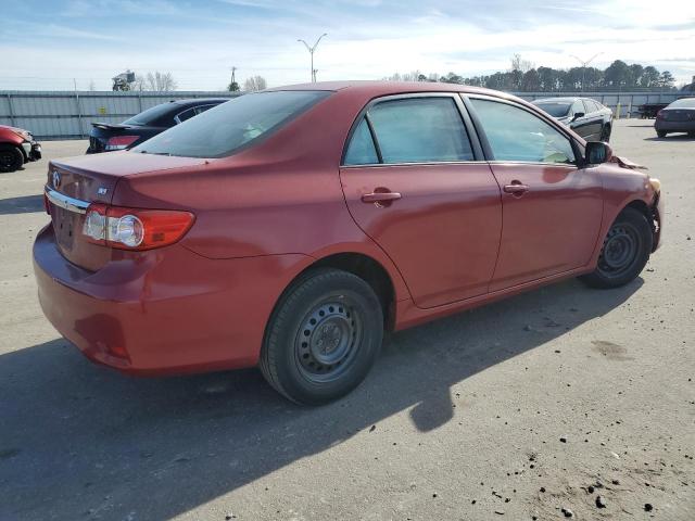 JTDBU4EE5BJ091952 - 2011 TOYOTA COROLLA BASE RED photo 3