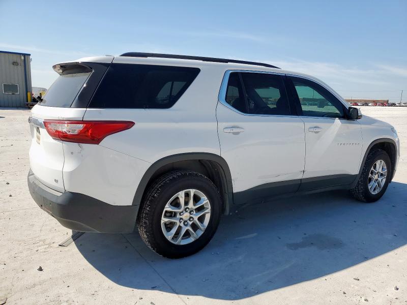 1GNERHKW1KJ166219 - 2019 CHEVROLET TRAVERSE LT WHITE photo 3