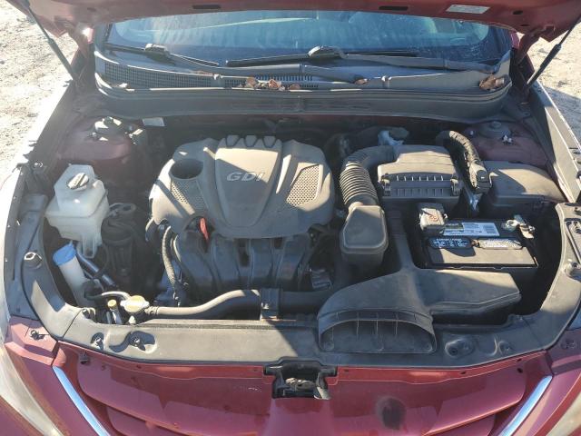 5NPEB4AC7BH011017 - 2011 HYUNDAI SONATA GLS RED photo 11