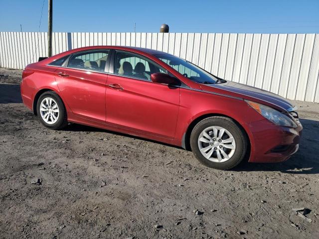 5NPEB4AC7BH011017 - 2011 HYUNDAI SONATA GLS RED photo 4