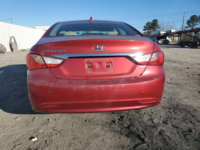 5NPEB4AC7BH011017 - 2011 HYUNDAI SONATA GLS RED photo 6