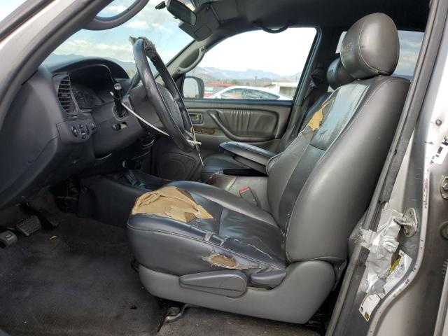 5TBET34196S539555 - 2006 TOYOTA TUNDRA DOUBLE CAB SR5 GRAY photo 7