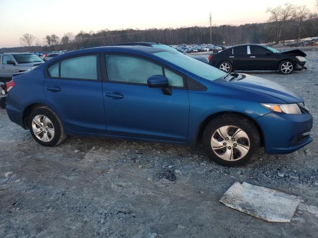 19XFB2F54EE002285 - 2014 HONDA CIVIC LX BLUE photo 4