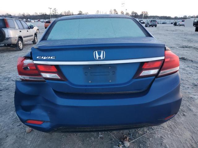 19XFB2F54EE002285 - 2014 HONDA CIVIC LX BLUE photo 6