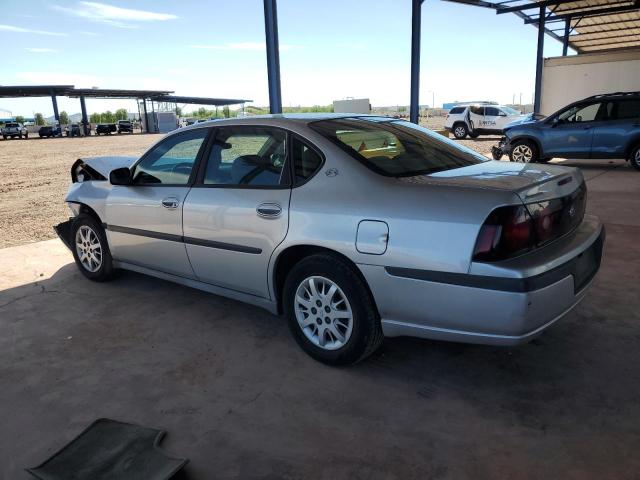 2G1WF52E749218066 - 2004 CHEVROLET IMPALA SILVER photo 2
