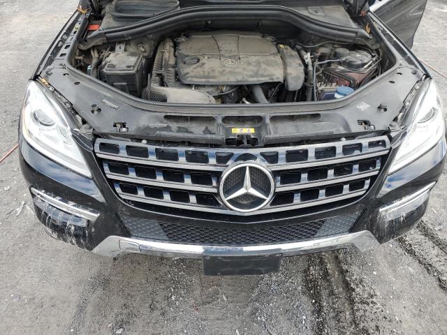 4JGDA5HB7FA481185 - 2015 MERCEDES-BENZ ML 350 4MATIC BLACK photo 12