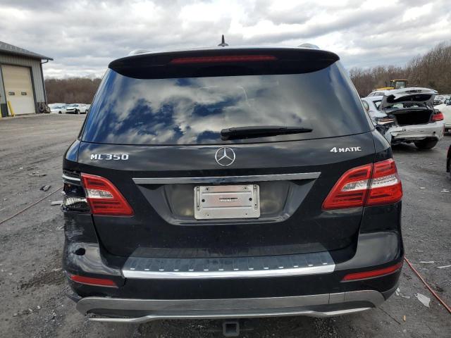 4JGDA5HB7FA481185 - 2015 MERCEDES-BENZ ML 350 4MATIC BLACK photo 6