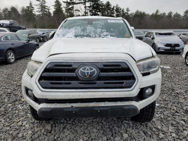 5TFSZ5AN4JX136601 - 2018 TOYOTA TACOMA ACCESS CAB WHITE photo 5