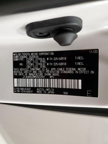 JTJGARDZ8M5023394 - 2021 LEXUS NX 300 BASE 白色 照片 13