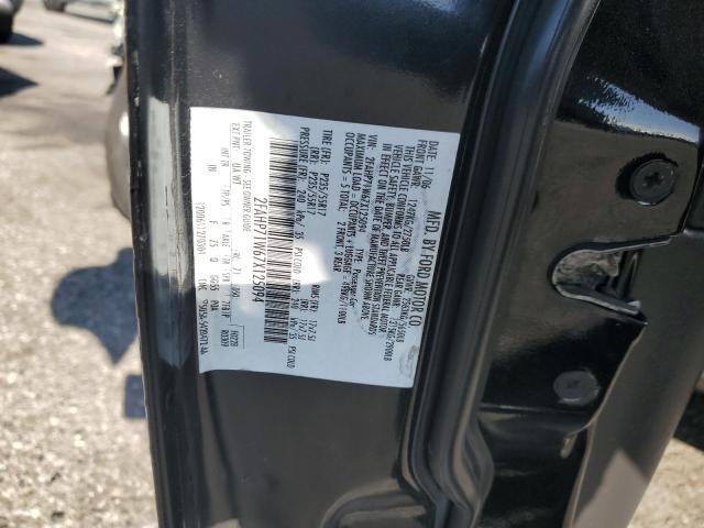 2FAHP71W67X125094 - 2007 FORD CROWN VICT POLICE INTERCEPTOR BLACK photo 12