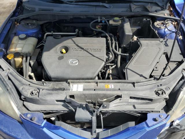 JM1BK143871654732 - 2007 MAZDA 3 HATCHBACK BLUE photo 11