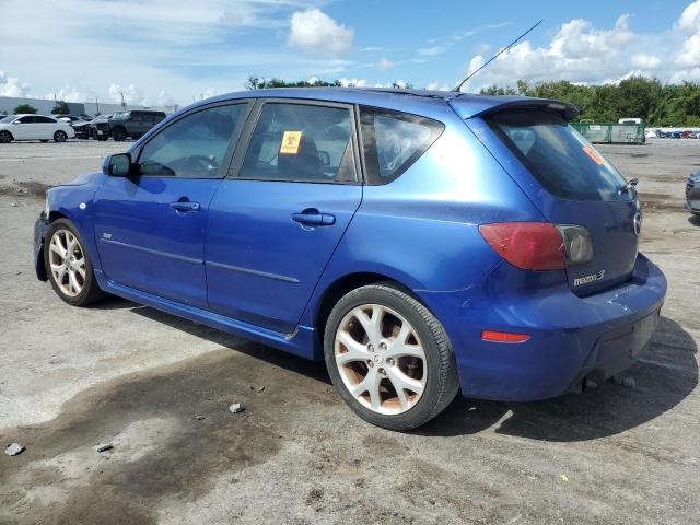 JM1BK143871654732 - 2007 MAZDA 3 HATCHBACK BLUE photo 2