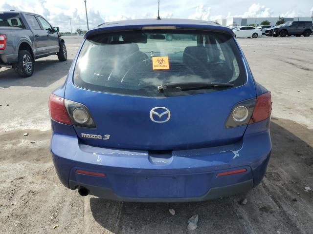 JM1BK143871654732 - 2007 MAZDA 3 HATCHBACK BLUE photo 6