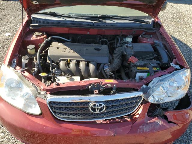 JTDBR32E960076334 - 2006 TOYOTA COROLLA CE Червоний фото 11