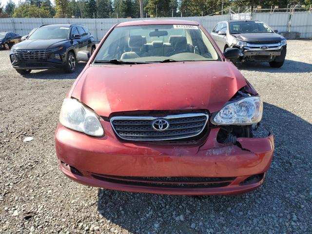 JTDBR32E960076334 - 2006 TOYOTA COROLLA CE Червоний фото 5