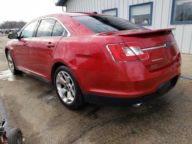 1FAHP2KT2AG108846 - 2010 FORD TAURUS SHO BURGUNDY photo 2