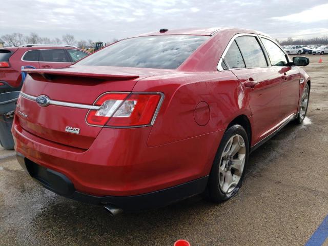 1FAHP2KT2AG108846 - 2010 FORD TAURUS SHO BURGUNDY photo 3