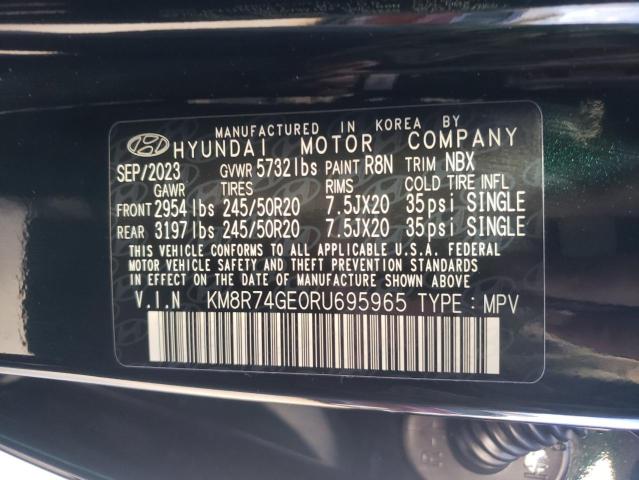 KM8R74GE0RU695965 - 2024 HYUNDAI PALISADE CALLIGRAPHY GREEN photo 12