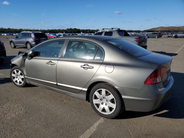 2HGFA16537H303605 - 2007 HONDA CIVIC LX GRAY photo 2