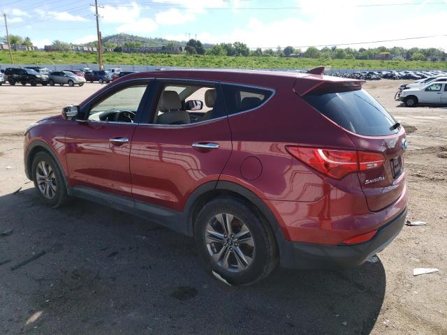 5XYZT3LB8FG260906 - 2015 HYUNDAI SANTA FE S MAROON photo 2