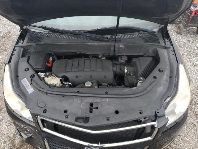 1GNKRJED4CJ320234 - 2012 CHEVROLET TRAVERSE LT BLACK photo 12