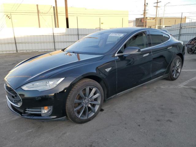 5YJSA1H1XEFP30712 - 2014 TESLA MODEL S შავი ფოტო 1