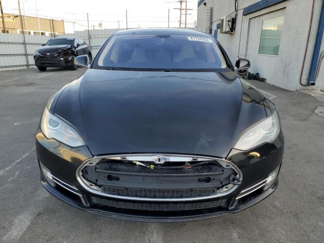 5YJSA1H1XEFP30712 - 2014 TESLA MODEL S შავი ფოტო 5
