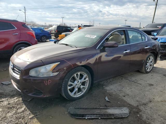 1N4AA5AP1EC457860 - 2014 NISSAN MAXIMA S BURGUNDY photo 1