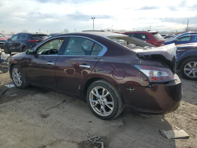 1N4AA5AP1EC457860 - 2014 NISSAN MAXIMA S BURGUNDY photo 2