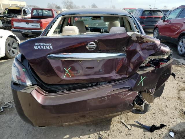 1N4AA5AP1EC457860 - 2014 NISSAN MAXIMA S BURGUNDY photo 6