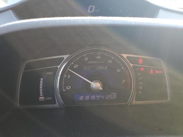 JHMFA362X7S023056 - 2007 HONDA CIVIC HYBRID SILVER photo 9