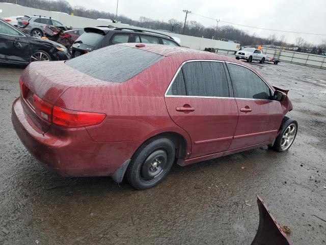 1HGCM56875A142392 - 2005 HONDA ACCORD EX BURGUNDY photo 3