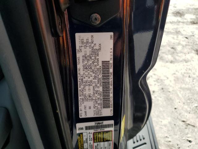 5TFTU4GN6CX015852 - 2012 TOYOTA TACOMA PRERUNNER ACCESS CAB BLUE photo 12