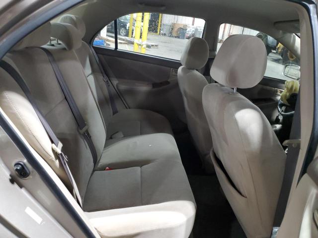 1NXBR32E58Z011195 - 2008 TOYOTA COROLLA CE Ոսկեգույն լուսանկար 10
