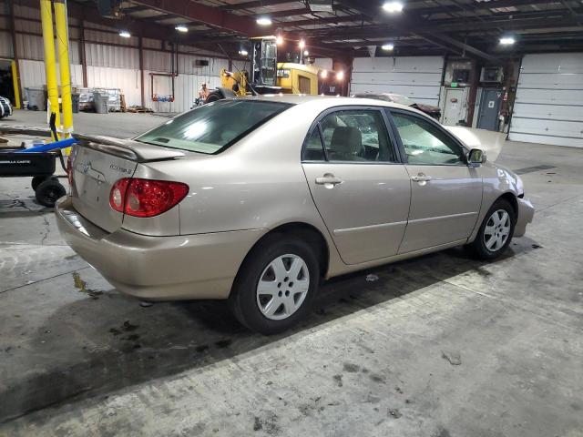 1NXBR32E58Z011195 - 2008 TOYOTA COROLLA CE Ոսկեգույն լուսանկար 3