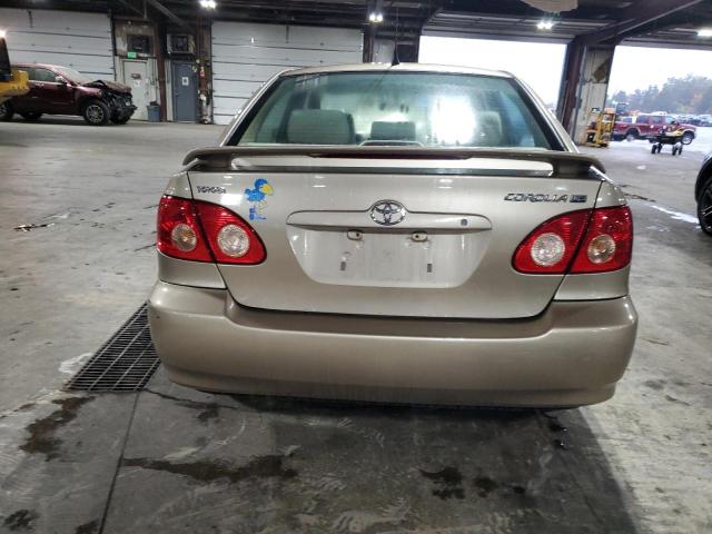 1NXBR32E58Z011195 - 2008 TOYOTA COROLLA CE Ոսկեգույն լուսանկար 6
