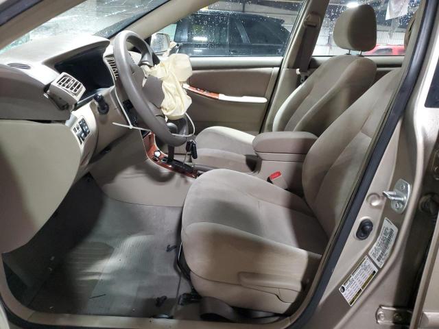 1NXBR32E58Z011195 - 2008 TOYOTA COROLLA CE Ոսկեգույն լուսանկար 7