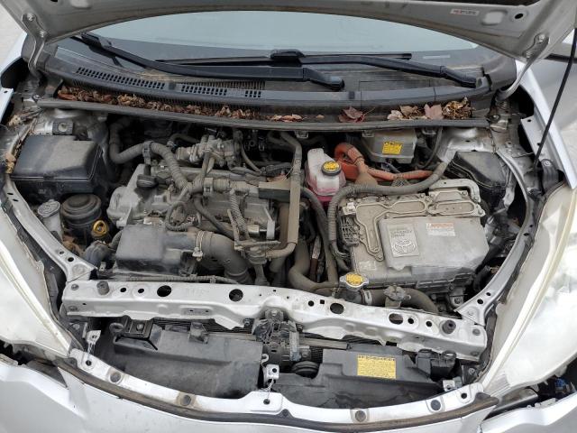 JTDKDTB37D1547692 - 2013 TOYOTA PRIUS C SILVER photo 11