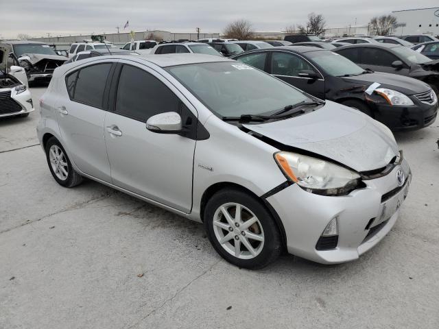 JTDKDTB37D1547692 - 2013 TOYOTA PRIUS C SILVER photo 4