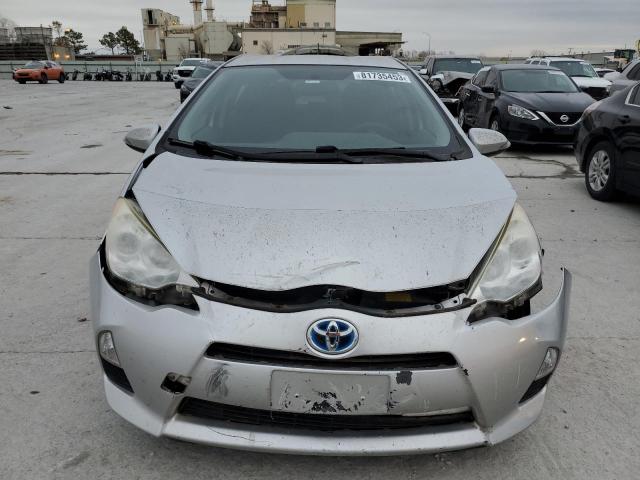 JTDKDTB37D1547692 - 2013 TOYOTA PRIUS C SILVER photo 5