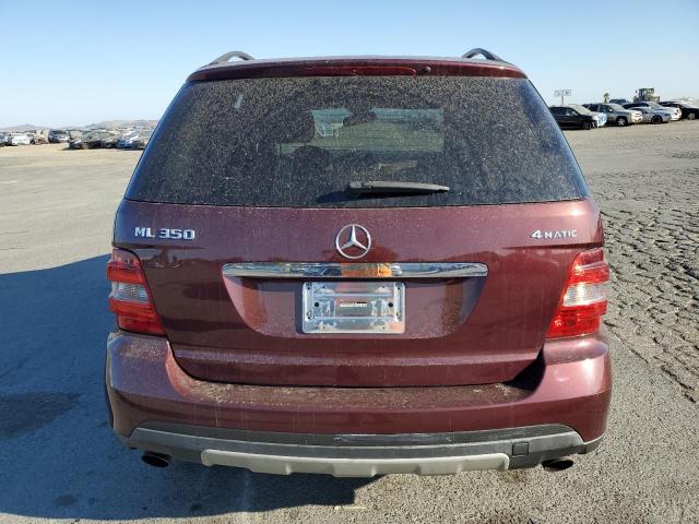 4JGBB86E56A149183 - 2006 MERCEDES-BENZ ML 350 Bordo foto 6
