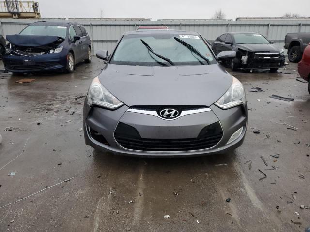 KMHTC6AD5CU031617 - 2012 HYUNDAI VELOSTER GRAY photo 5