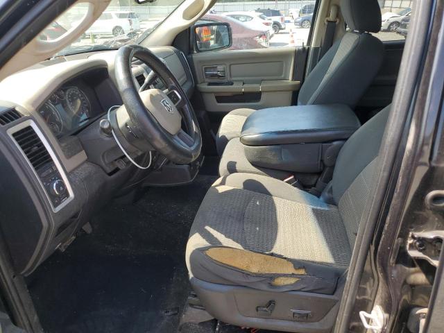 1D7RB1GTXAS238635 - 2010 DODGE RAM 1500 BLACK photo 7